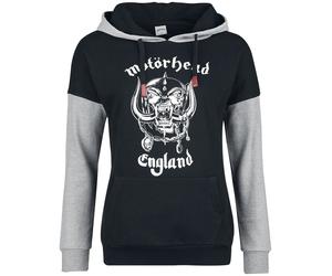 Motörhead England Kapuzenpullover schwarz grau meliert in M