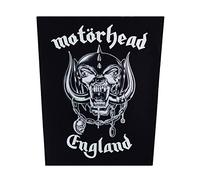 Motörhead England Rückenaufnäher - 1 Stück - Einheitsgröße - Mehrfarbig - Musik - Heavy Metal Band Logo - Baumwolle - Rückseite