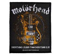 Motörhead Everything Louder Aufnäher Patch Gewebt & Lizenziert !!