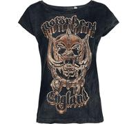Motörhead Gold Warpig Frauen T-Shirt anthrazit