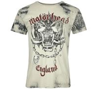 Motörhead Logo England Männer T-Shirt grau 100% Baumwolle Band-Merch, Bands