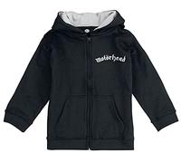 Motörhead Metal-Kids - England Unisex Kinder-Kapuzenjacke schwarz 140 100% Baumwolle Band-Merch, Bands