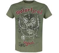 Motörhead Quotes Männer T-Shirt Khaki 100% Baumwolle Band-Merch, Bands