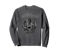 Motörhead Undercover Warpig Sketch Sweatshirt, Unisex für Erwachsene, Anthrazit Meliert, M