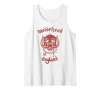 Motörhead - Warpig England Red Tank Top, Herren, Weiß, XXL