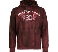 Motörhead Warpig Flames Männer Kapuzenpullover dunkelrot M 100% Baumwolle Band-Merch, Bands