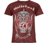Motörhead Warpig Flames Männer T-Shirt dunkelrot L 100% Baumwolle Band-Merch, Bands