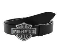 Motogürtel aus Leder mit Harley-Davidson-Schnalle 130
