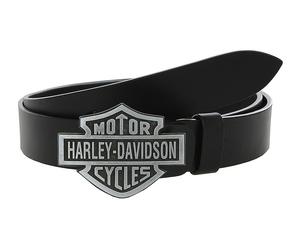 Motogürtel aus Leder mit Harley-Davidson-Schnalle 150