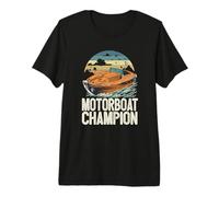 Motorboot Champion Lake Life Boat Parade Champ Motorbootfahren Premium T-Shirt