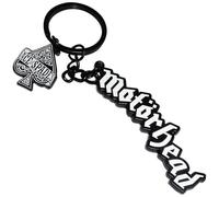 Motorhead Band Logo Ace Of Spades Charm Keychain One Size