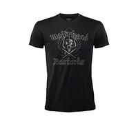 Motorhead Bastards T-Shirt Rock Official Black Band Heavy Metal Baumwolle Uni Erwachsene Jungen (DE, Text, M, Regular, Regular, Schwarz), Schwarz , M