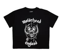 Motorhead England Band Logo Crop Top M