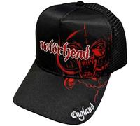 Motorhead England Rot Warpig Snapback Trucker Cap One Size