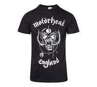 Motorhead Herren Band T-Shirt- England, Schwarz, XL