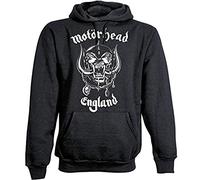 Motorhead Herren England Hoodie, Schwarz , L