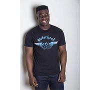Motorhead Herren Tri-Skull-T-Shirt, kurzärmelig Gr. M, Schwarz
