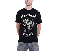 Rocks-off Herren Motorhead England T-Shirt, Schwarz, L