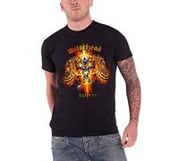 Motorhead T Shirt Inferno War Pig Rot Band Logo offiziell Herren Nue Schwarz S
