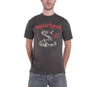 Motorhead T Shirt Love Me Like A Reptile Nue offiziell Herren Charcoal Grau M