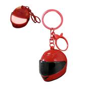 Motorrad Schlüsselanhänger | 3D Coole Mini Helm Fahrradschlüsselanhänger Realistischer Schlüsselanhänger | Männer Motorrad Zubehör - Für Motorrad Biker Fahrer Liebhaber Abenteuer Trailer Reiten