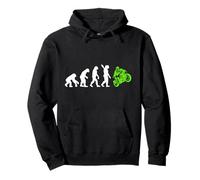 Motorrad Wheelie Motorradfahrer Evolution Biker Supersport Pullover Hoodie