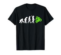 Motorrad Wheelie Motorradfahrer Evolution Biker Supersport T-Shirt