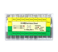 MOUDOAUER 1 Stück Edelstahl-Uhrenarmband mit einzelnem Ende, gerändelt, 8-27 mm, Uhrenzubehör, Reparaturwerkzeug, Single End 1.2MM