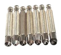 MOUDOAUER Edelstahl Handuhr Krone Winder Helfer Mechanische Wicklung Uhrmacher Reparatur Werkzeug Uhrmacher Werkzeug Uhrmacher Werkzeug, 7Pcs Set
