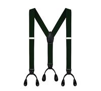 Moulen Herren-Hosenträger mit Y-Rücken, 3,6 cm breit, Knopfende, elastisch, verstellbar