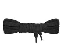 Mount Swiss Luxury Schnürsenkel flach ø 7 mm I 1 Paar reißfeste Premium Schuhbänder aus 100% Baumwolle ideal für Sneaker Sportschuhe Lederschuhe Freizeitschuhe Farbe: Black, Länge: 75cm