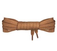 Mount Swiss Luxury Schnürsenkel flach ø 7 mm I 1 Paar reißfeste Premium Schuhbänder aus 100% Baumwolle ideal für Sneaker Sportschuhe Lederschuhe Freizeitschuhe Farbe: Lightbrown, Länge: 75cm