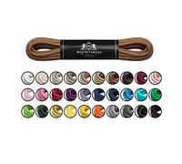 Mount Swiss Luxury Schuhbänder I Wasserabweisende und reißfeste Schnürsenkel rund ø 2-3 mm aus feiner Baumwolle/gewachst Farbe: Ginger, Länge: 120 cm