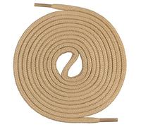 Mount Swiss runde Premium-Schnürsenkel aus 100% Baumwolle - sehr reißfest Farbe Camel Länge 130cm