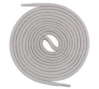 Mount Swiss runde Premium-Schnürsenkel aus 100% Baumwolle - sehr reißfest Farbe Grau Länge 45cm