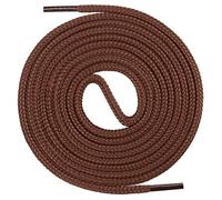 Mount Swiss runde Premium-Schnürsenkel für Business- und Lederschuhe - reißfester Allroundsenkel - ø 3mm - Farbe Hellbraun Länge 90cm