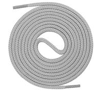 Mount Swiss runde Premium-Schnürsenkel für Business- und Lederschuhe - reißfester Allroundsenkel - ø 3mm - Farbe Grau Länge 60cm