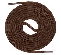 Mount Swiss runde Premium-Schnürsenkel für Business- und Lederschuhe - reißfester Allroundsenkel - ø 3mm - Farbe Braun Länge 60cm