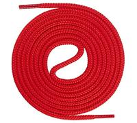Mount Swiss runde Premium-Schnürsenkel für Business- und Lederschuhe - reißfester Allroundsenkel - ø 3mm - Farbe Rot Länge 120cm