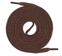 Mount Swiss Schnürsenkel flach 7mm Baumwolle - Braun 140cm - Ersatz Schuhband Sneaker Sportschuhe Freizeitschuhe Arbeitsschuhe - Unisex Damen Herren Kinder