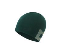 mountain equipment branded knitted beanie grun