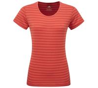 Mountain Equipment - Women's Groundup Stripe Tee - Funktionsshirt, Gr. S 10, rosa (RosewoodStripe)