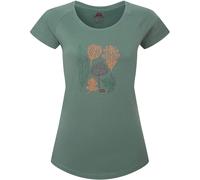 Mountain Equipment - Women's Leaf Tee - T-Shirt, Gr. XS 34, oliv/türkis (Sage)