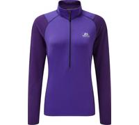 Mountain Equipment Eclipse Zip Tee Women han purple - Größe 12 UK Damen