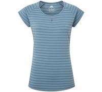 Mountain Equipment - Women's Equinox Tee - Funktionsshirt, Gr. S 36, türkis (BluefinStripe)