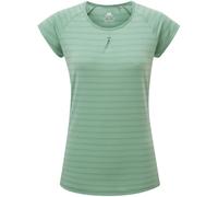 Mountain Equipment Equinox Womens Tee lichen stripe - Größe 10 UK Damen