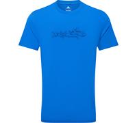 Mountain Equipment Groundup Skyline Mens Tee atlantic blue (Me-01965) M