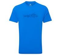Mountain Equipment Herren Groundup Skyline T-Shirt (Größe XL, blau)