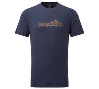 Mountain Equipment - Groundup Skyline Tee - Funktionsshirt, Gr. XXL, blau (Cosmos)
