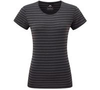 Mountain Equipment Groundup Stripe Damen T-Shirts blau Größe M Trekking Elastisch Lyocell (Tencel™)